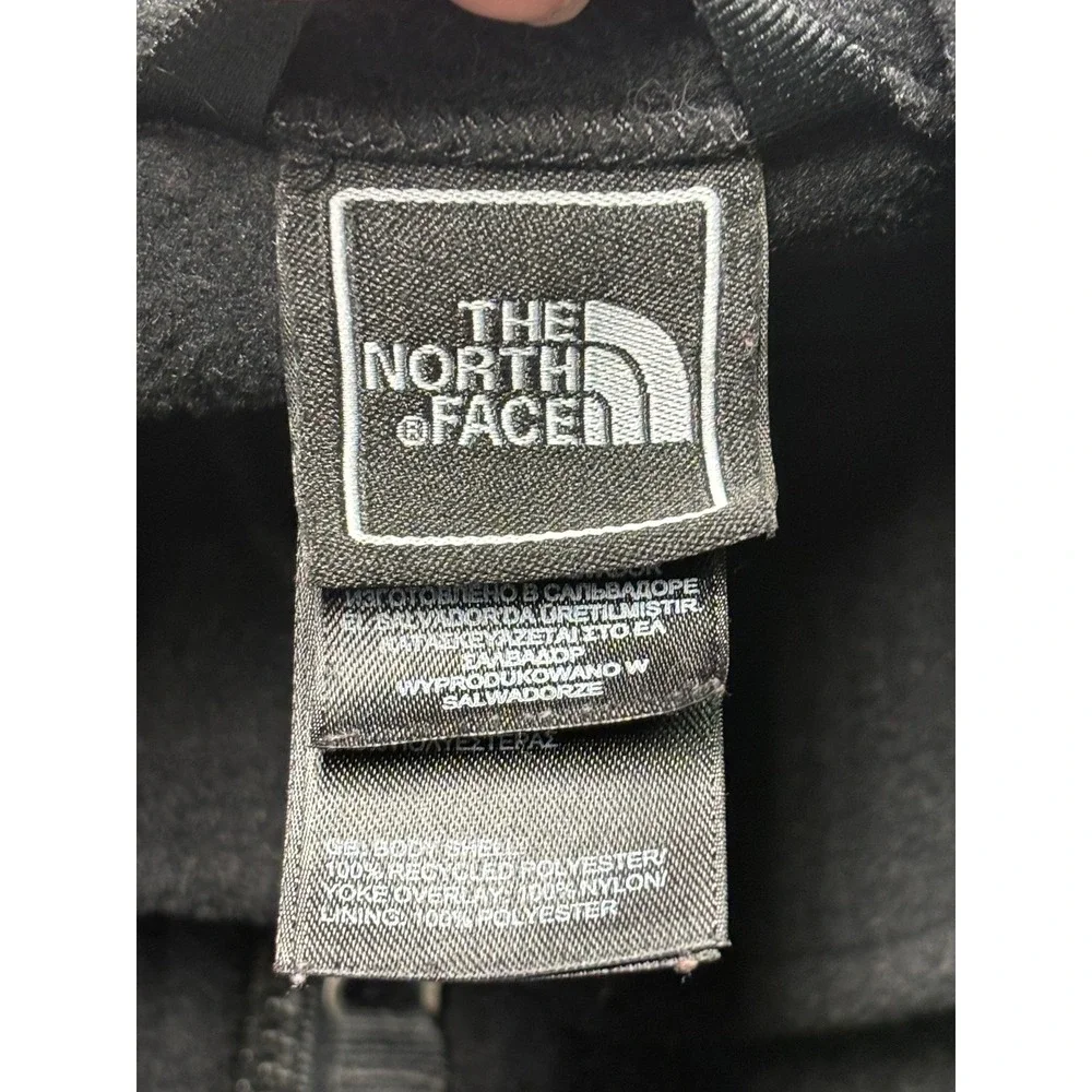 The‎ North Face Boys Fleece Jacket Black Full Zip Size Medium M 10 12